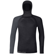 Hanorac funcțional bărbați Ortovox 120 Competition Light Hoody negru Black Raven