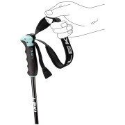 Bețe de schi alpinism Leki Neolite Airfoil Women