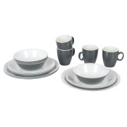 Set vase Bo-Camp Tableware Two tone - 16ks gri Grey