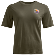 Tricou femei Ortovox 140 Cool Round Landscape T-shirt verde închis Dark Wild Herbs