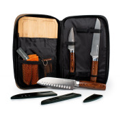 Set de cuțite GSI Outdoors Rakau Knife Set gri