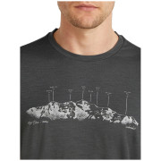 Tricou bărbați Icebreaker Men Merino 150 Tech Lite SS Tee The Peaks