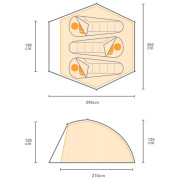Cort turistic Regatta Montegra Geo 3 Mn