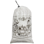 Ambalaj High Tail Designs Drawstring Stuff Sack Date Night alb Date Night