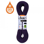 Coardă de alpinism Beal Joker 9,1 mm (70 m) Dry Cover violet PURPLE
