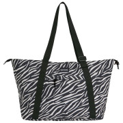 Geantă de plajă Regatta Boulder Tote negru/alb Black White Zebra