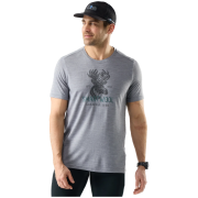 Tricou funcțional bărbați Smartwool Men's Moose Mode Active Short Sleeve Gra