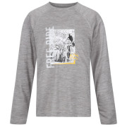 Tricou copii Regatta Burnlee gri/alb Silver Grey