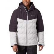 Geacă bărbați Columbia Wild Card Down Jacket alb/gri NimbGrayDarkPurple