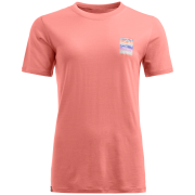 Tricou funcțional femei Ortovox 140 Cool Mtn Gradient Ts roz Blossom