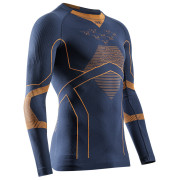 Tricou funcțional bărbați X-Bionic Energy Accumulator Light Shirt Ls albastru/portocaliu MARINE/ORANGE