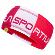 Bentiță La Sportiva Diagonal Headband roz/alb