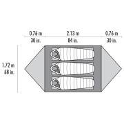 Cort ultra ușor MSR Mutha Hubba NX
