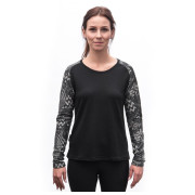 Tricou funcțional pentru femei cu mânecă lungă Sensor Merino Blend Impress