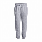 Pantaloni jogging femei Under Armour Essential Fleece Joggers gri deschis ModGrayLightHeather/White