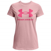 Tricou femei Under Armour Sportstyle Logo SS roz