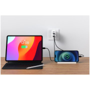 Adaptor Swissten GaN 2X USB-C 100W + 1X USB-C 20W + 1X USB-A 30W