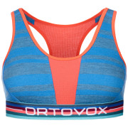 Bustieră Ortovox 185 Rock'N'Wool Sport Top albastru închis