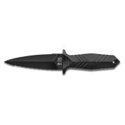 Cuțit TB OUTDOOR Protecteur Black Boot Knife Kydex Sheath negru