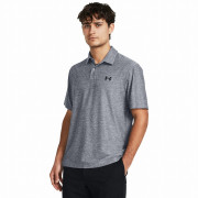 Tricou funcțional bărbați Under Armour T2G Polo gri Steel/Black