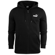 Hanorac bărbați Puma ESS Small Logo FZ Hoodie FL negru black