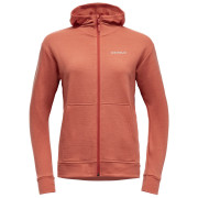 Hanorac femei Devold Everyday Zip Hoodie Wmn portocaliu/ CORAL