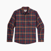 Cămașă bărbați Royal Robins Lieback Organic Cotton Flannel L/S vișiniu Wine Oak Pld