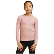 Tricou funcțional copii Icebreaker K 200 Oasis LS Crewe Pink Quartz