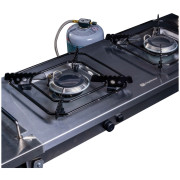 Arzător pentru camping Ridge Monkey Grilla CookStation Double Hob