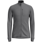 Hanorac bărbați Icebreaker M Descender LS Zip gri/negru Jet Heather/Black