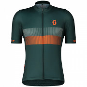 Tricou de ciclism bărbați Scott RC Team 10 SS verde/portocaliu