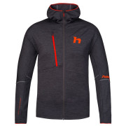 Hanorac bărbați Hannah Niro Hoody negru anthracite mel