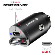 Adaptor auto Swissten Car Charger 45W