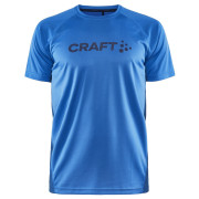 Tricou bărbați Craft CORE Unify Logo albastru/albastru deschis Sarek