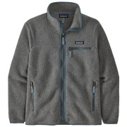 Hanorac femei Patagonia Retro Pile Jacket gri Salt Grey w/Light Plume Grey