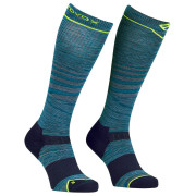 Șosete 3/4 bărbați Ortovox Ski Tour Lt Comp Long Socks M albastru petrol blue blend