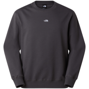 Hanorac The North Face U Essential Light Relaxed Crew negru ANTHRACITE GREY
