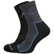 Șosete MOOA Merino Mountain 2-pack culori mix Mix 1 (black,navy)