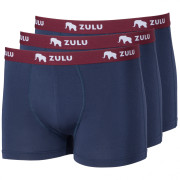 Boxeri bărbați Zulu Bambus 210 3-pack albastru/roșu