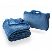 Pătură de călătorit Cabeau Fold 'n Go Blanket - Cabeau Blue albastru