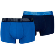 Boxeri bărbați Puma Everyday Trunk 2P albastru/albastru deschis Blue Combo