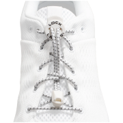 Șireturi încălțăminte Lock Laces Original alb White