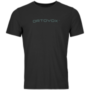 Tricou bărbați Ortovox 150 Cool Brand T-shirt negru Black Raven