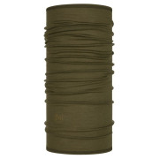 Fular multifuncțional Buff Merino Lightweight Neckwear verde SOLID BARK