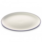 Farfurie Omada SANALIVING Dinner Plate 24xh2cm alb/violet