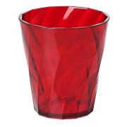 Pahar Omada Tritan Water glass 0,35 l roșu