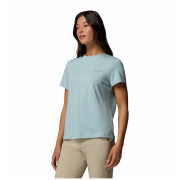 Tricou femei Columbia Parsons Point™ SS Logo Tee albastru deschis Marine Light Heather