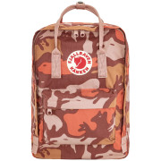 Rucsac urban Fjällräven Kånken Graphics Laptop 15 roz ChalkRose-Hidden Animals