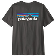 Tricou bărbați Patagonia P-6 Logo T-Shirt negru Ink Black