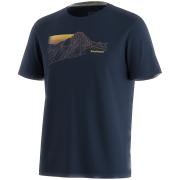Tricou funcțional bărbați Smartwool Men's Alpine Trace Active Short Sleeve G albastru închis Deep Navy